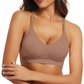 OEAK Womens Seamless Jelly Bra No Underwire Comfort Push Up Bras Buttery Soft Wireless Full Coverage Sport Everyday Bra