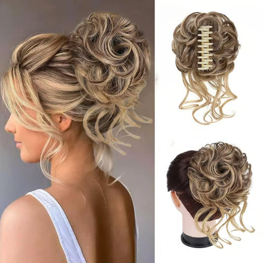 🥳2026 HOT SALE🥳💞50K+ SOLD!🕊️💕  Top Knot Bun Hairpiece – Blends with your hair, heat style friendly. Creates instant fullness. A must‑have for effortless updos. 👑🌀