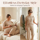 2026 New Arrivals 50% OFF💥Women's Ribbed Knit Top & Wide-Leg Pants Set