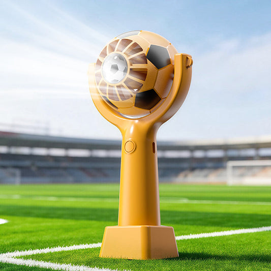 3-Speed USB Rechargeable Soccer Mini Fan