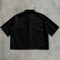 Men's Minimalist Short Sleeve Button-Up Shirt