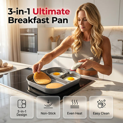 Non-Stick Breakfast Skillet for All Stoves